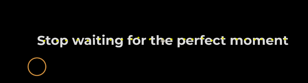 Text layer with multiple Puppet Position Pins placed across the letters.