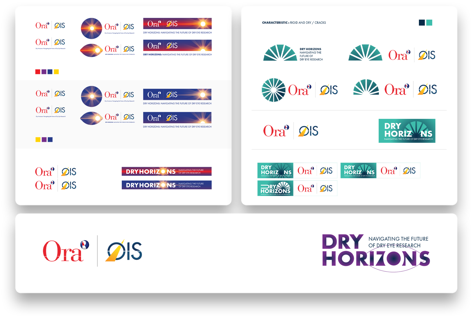 Dry Horizons logo conceptualization and early direction studies