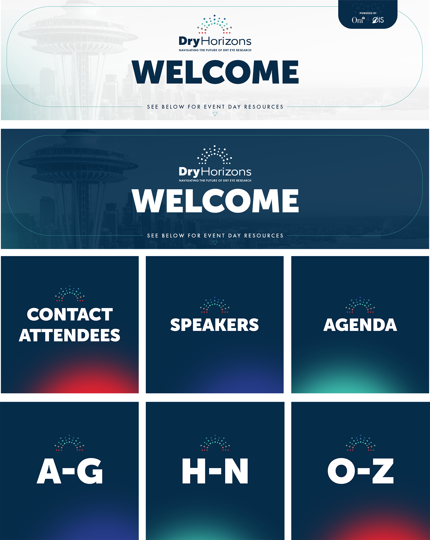 Dry Horizons website and event day digital assets